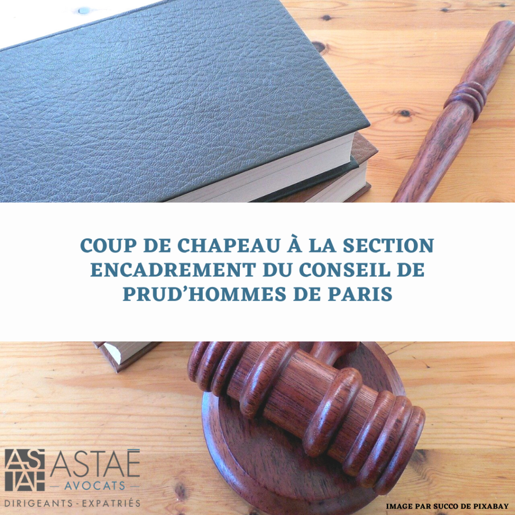 Coup de chapeau à la section encadrement du conseil de prud’hommes de